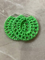 YUBE Crochet Hoop Earrings