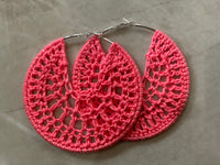 YUBE Crochet Hoop Earrings