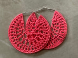 YUBE Crochet Hoop Earrings