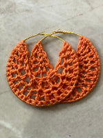 YUBE Crochet Hoop Earrings