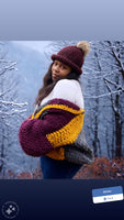 YUBE Crochet Cardigan Sweater