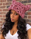 YUBE Pink Metal Cat Hat