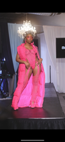 Puffy Duster Vest & Crochet Chaps