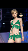 Studded Fringe Bikini Set