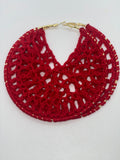 Red Large hoops