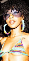 Ruffle earrings